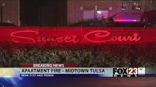 VIDEO: Families displaced by midtown Tulsa fire