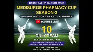 MEDISURGE PHARMACY CUP SEASON 2 - OPEN BOX CRICKET TOURNAMENT