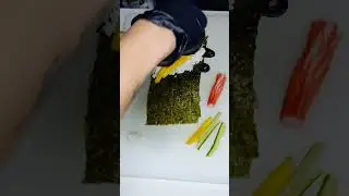 easy way to make temaki (hand roll sushi) #temaki #sushi #sushilovers