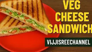 Grilled veg cheese sandwich 🥪😋|easymade||budget friendly||tasty snacks@vijjisreechannel