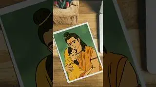 Ram digital art🙏🖌|| Art by Aditi #artwork #art #ytshorts #views #digitalart #digitaldrawing