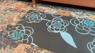 Gaiam Yoga Mat   Premium 6mm Print Reversible Extra Thick Non Slip Exercise & Fitness Mat Review