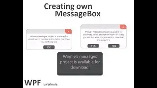 WPF - own MessageBox (C#, project for download)