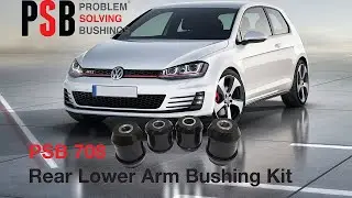 VW Audi Seat Skoda - Rear Lower Arm Bushing Installation Video - PSB 708