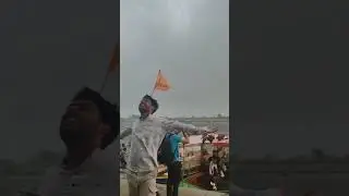 #vrindavan #keshighat yamuna #weather 🌧️ camera cannot justify the view &hearts;️🫰&hearts;️