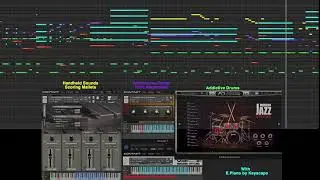 JAZZ FUSION with Pettinhouse Guitar, Addictive Drums, Wavesfactory Bass, HandheldSound and Keyscape