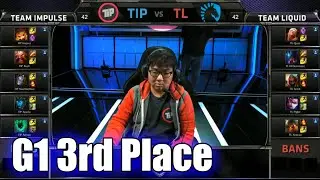 Team Impulse vs Team Liquid | Game 1 3rd Place S5 NA LCS Spring 2015 playoffs | TIP vs TL G1