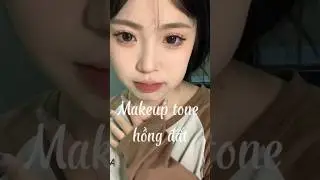Make up tone hồng đất - Tone n&agrave;y nhẹ nh&agrave;ng nhưng vẫn t&ocirc;n n&eacute;t c&aacute; t&iacute;nh năng động #douyinmakeup