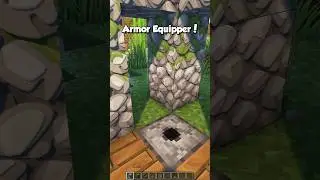Minecraft Working Armor Equipper 🤓 (Vem No Pique) #shorts #minecraft