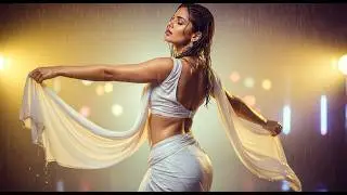💃 Rain Dance Allure | AI-Generated Indian Folk Fusion Music Video | Cinematic Saree Fashion