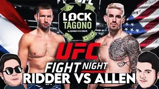 UFC Fight Night: de Ridder vs. Allen Predicciones y Apuestas | by Iluminati-TV & Eminite 🍀💰🔥