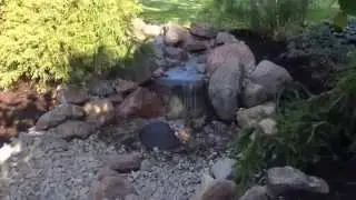 West Des Moines Iowa Aquascape Pondless Waterfall. Just Add