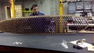 Cardboard Surfboard Core assembly