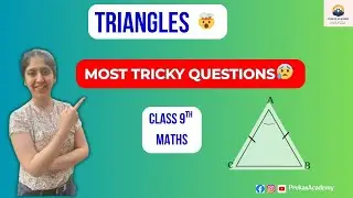 Class 9 Triangles | Most TRICKY Questions | Crack NTSE & Olympiad | Prekas Academy