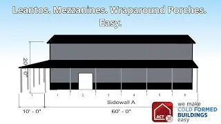 We make it easy to sell Leantos, Mezzanines, and Wraparound Porches