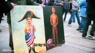THE ART OF PROTEST: Anti-war Mass Assembly, Trafalgar Square
