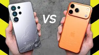 Galaxy S26 Ultra vs. iPhone 17 Pro Max Drop Test!