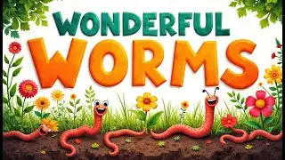 🪱 Worms for Kids | Fun Facts Flipbook | Natural Science Educational Learning Video 🌱