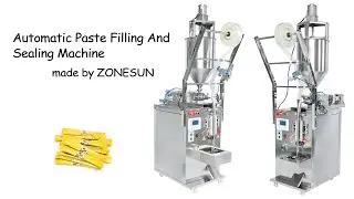 How To Use& Install ZS-GFGT50 Automatic Paste Filling And Sealing Machine