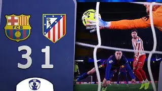 🔥 PARTIDAZO, el BARCELONA le GAN&Oacute; 3-1 al ATL&Eacute;TICO de MADRID y es M&Aacute;S L&Iacute;DER que nunca de LA LIGA