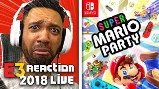 SUPER MARIO PARTY LIVE REACTION! - NINTENDO [E3 2018] | runJDrun