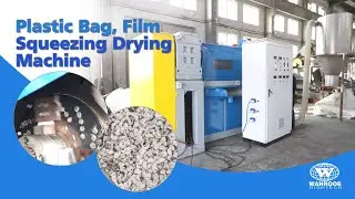 PNSP-400 Plastic Film Squeezing Pelletizing Machine Plastic Bag Squeezing Granulator Drying Machine
