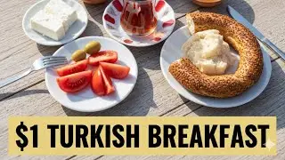 Turkish Breakfast Under $3! Ordering from Trendyol | Tahin Simit, Chocolate Poğa&ccedil;a & Others 🇹🇷
