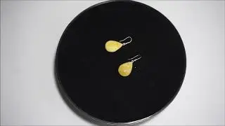 Earrings, Baltic Amber, 100% Genuine