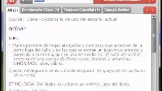 Definici&oacute;n de ac&iacute;bar