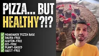 HEALTHIEST Vegan Gluten-Free Pizza Base (Super Easy, Whole-Food, No Oil!)