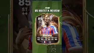 85 Mateta Review in FC 26, he's a threat for week defenders(and corner flags) 😂 #shorts #short #fc26