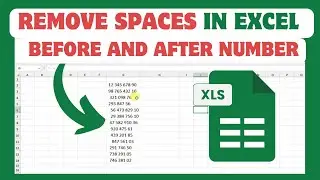 How To Remove Spaces In Excel Before And After Number