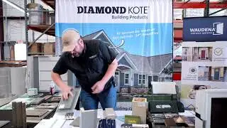 Highlight on Diamond Kote LP&reg; SmartSide&reg; trim and siding