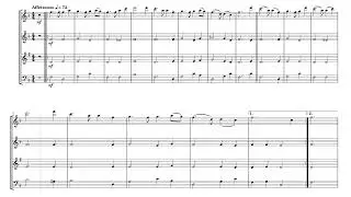 Auld Lang Syne - EASY Woodwind Quartet Sheet Music