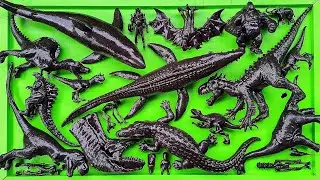 Dinosaurus Jurassic World Dominion : T-Rex, Siren Head, Kingkong, Giganotosaurus Skibidi, Godzilla