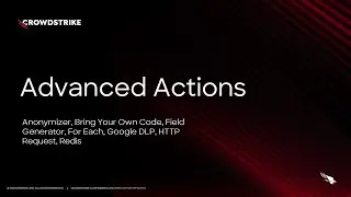 Advanced Actions