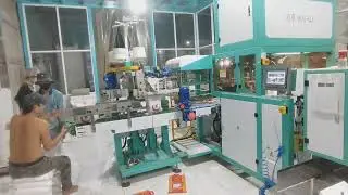 Q35 5-25kg Rice  Beans Granule Materials PP Woven Bag and Plastic Bag Open Mouth Bagging Machine