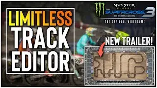 *NEW* LIMITLESS TRACK EDITOR! - Supercross The Game 3 - Track Editor Trailer!