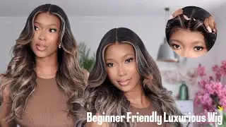 LUXURIOUS GLUELESS WIG | Beginner Friendly | Brunette Balayage | RPGSHOW #rpgshowwig #gluelesswig