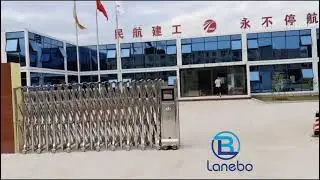 Lanebo 304SS Stainless Steel Retractable Gate,Motorized Automatic retractable gate