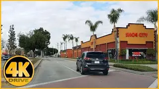 Driving Tour of Garvey Ave (El Monte to Rosemead) [4K]