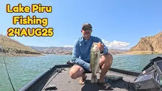 Lake Piru Summer Bass Fishing... Crankbait bite!