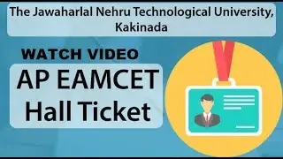 AP EAMCET Hall Ticket 2019 Download, EAMCET Admit Card Name Wise