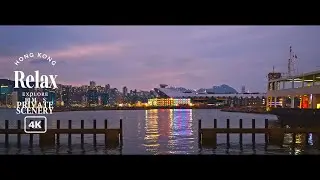 4k . Local Seaside in Hong Kong - Kwun Tong . Urban