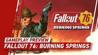 Новый игровой процесс Fallout 76 Burning Springs &mdash; Гуль Уолтона Гоггинса присоединяется к актёрск...