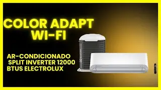 Ar-condicionado Split Inverter 12000 Btus Electrolux Color Adapt com Wi-fi S&oacute; Frio Yi12f/ye12f 220v