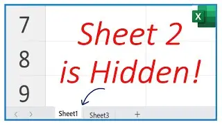 How to Hide/Unhide or Find a Sheet in Microsoft Excel