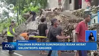 Puluhan Rumah Gunungkidul Rusak Akibat Siklontropis Anggrek