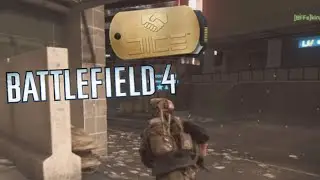 Battlefield 4 - Knifing The RARE DICE Friends Dogtag (BF4 Gameplay)