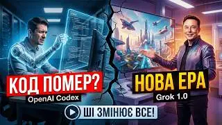Кінець епохи програмістів? OpenAI Codex вийшов, а Grok 1.0 рве ринок
